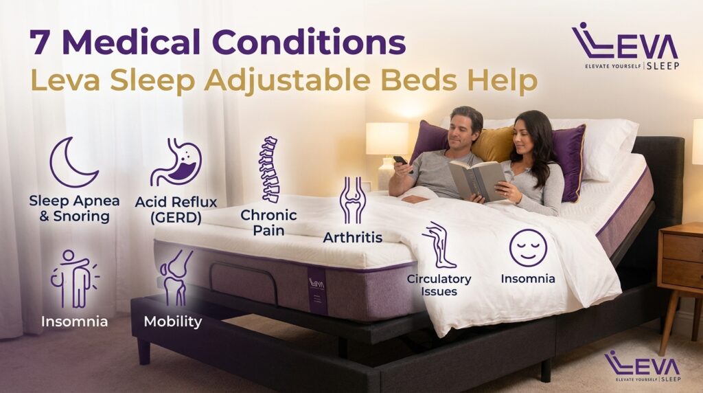 7 Medical Conditions Leva Sleep Adjustable Beds Help