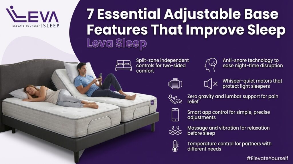 7 Essential Adjustable Base Features That Improve Sleep