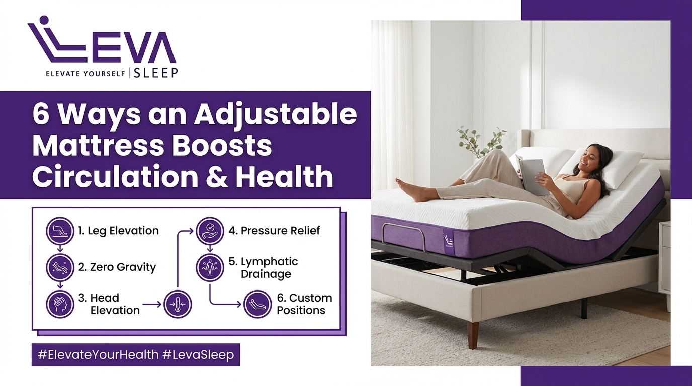 6 Ways an Adjustable Mattress Boosts Circulation & Health