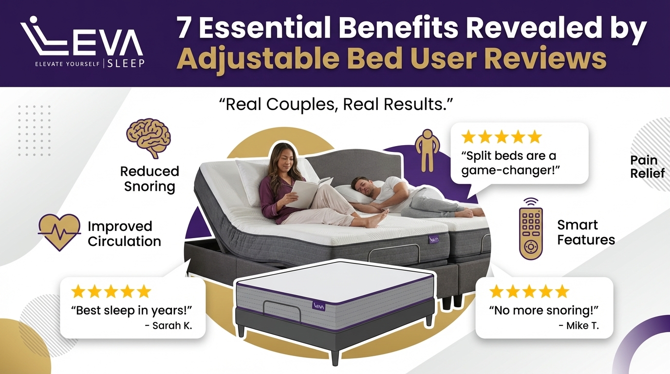 7 Essential Benefits Revealed by Adjustable Bed User Reviews