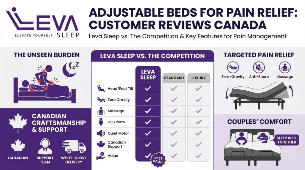 Adjustable Beds for Pain Relief: Customer Reviews Canada