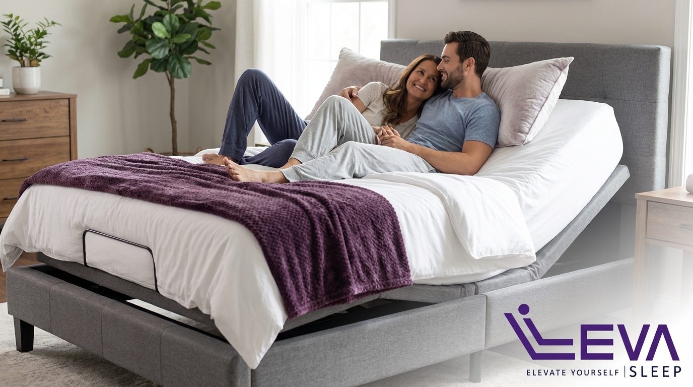 Adjustable Bed Compatible Memory Foam for Couples