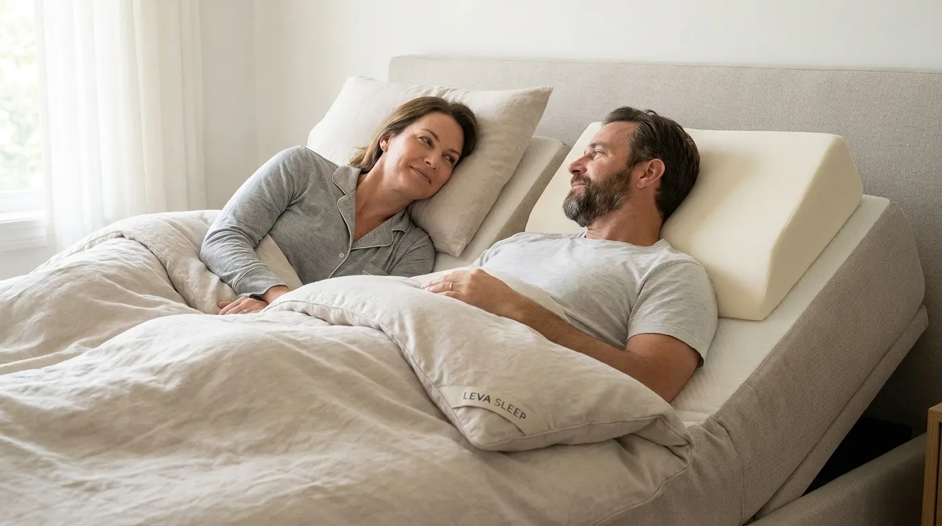 Wedge Pillow vs. Adjustable Bed for Sleep Apnea & Couples