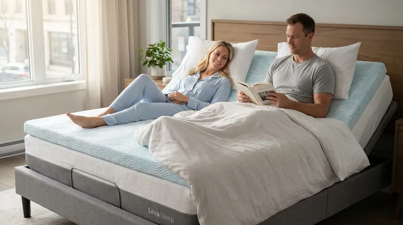 Cooling Mattress Toppers for Adjustable Beds - Leva Sleep