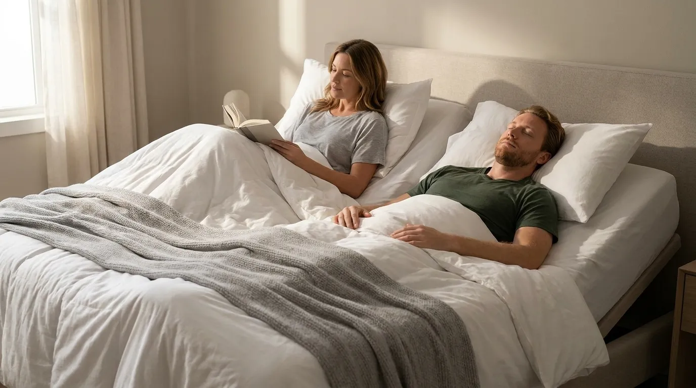 Split King Noise Level: Quiet Adjustable Beds for Couples