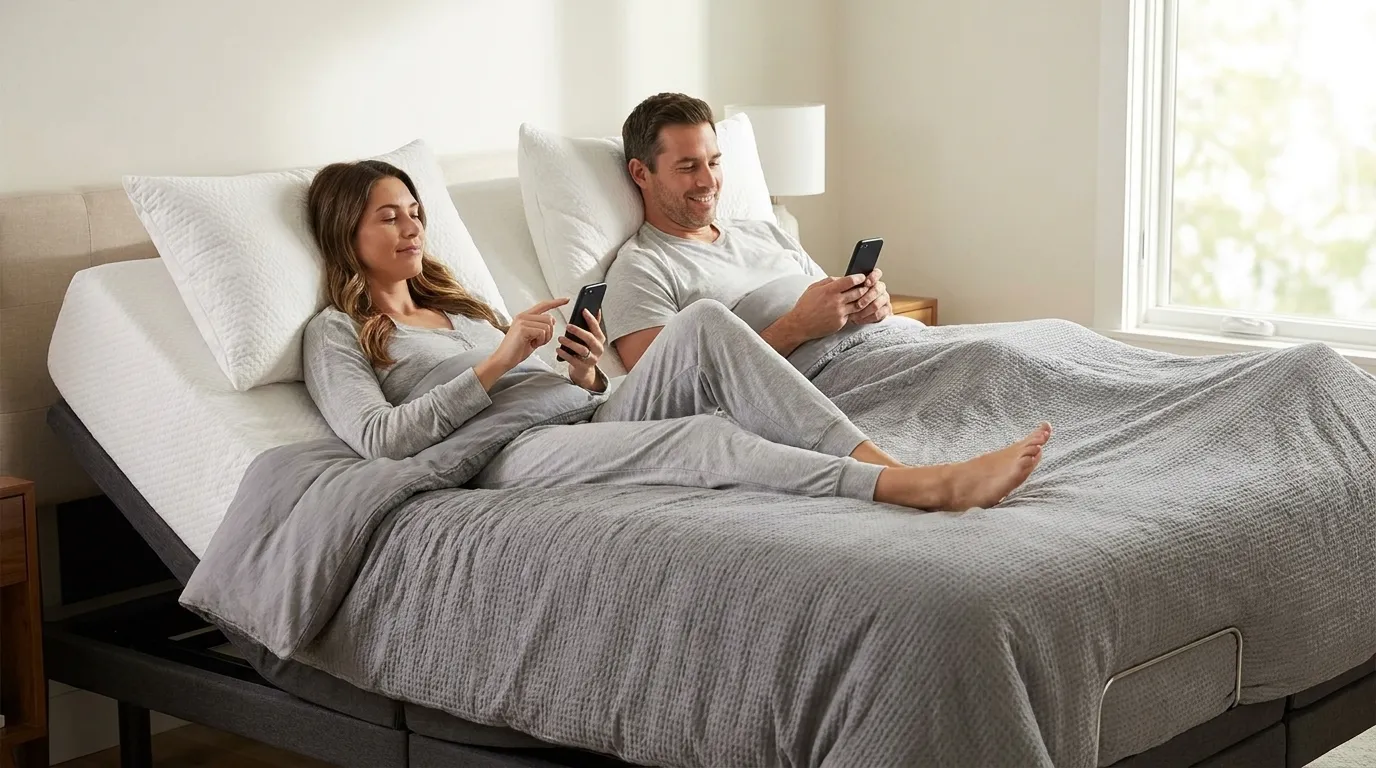 Range of Adjustable Bed Positions | App-Controlled Bases
