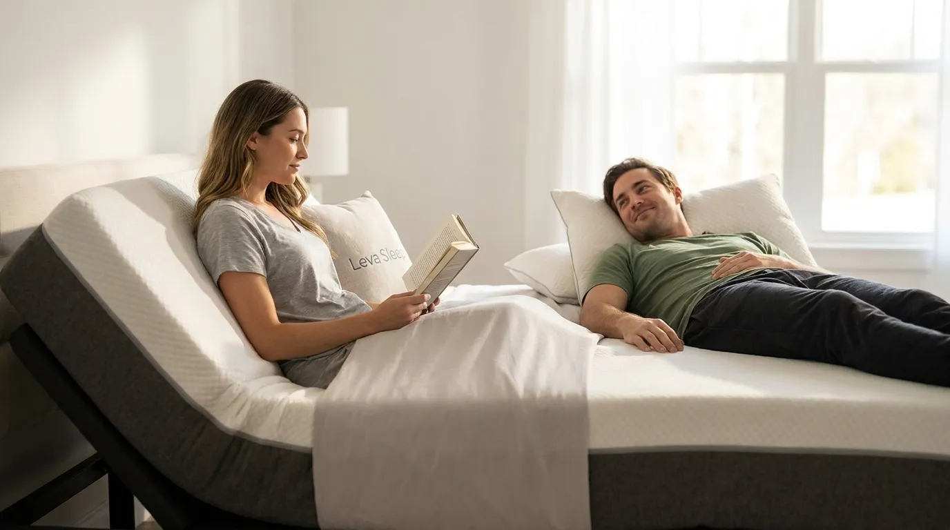 Independent Adjustment Mechanisms for Couples | Leva Sleep