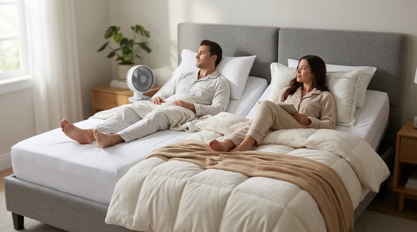Split King Temperature Regulation: Cooling Tech for Couples