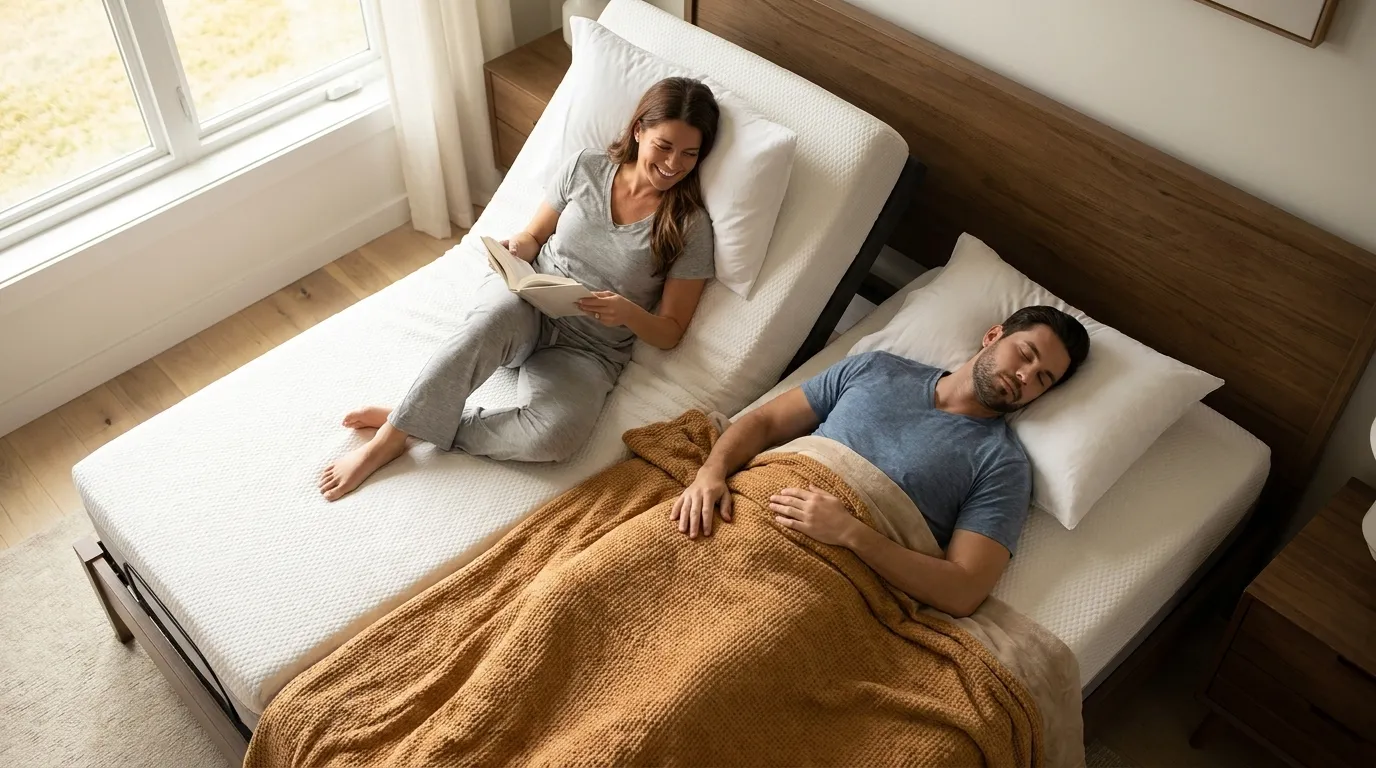 Best Split Adjustable Bed Bases for Canadian Couples