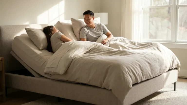 Split Queen Adjustable Bed White Glove Delivery in Canada