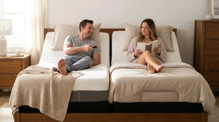 Split King Adjustable Base Features for Couples Explained